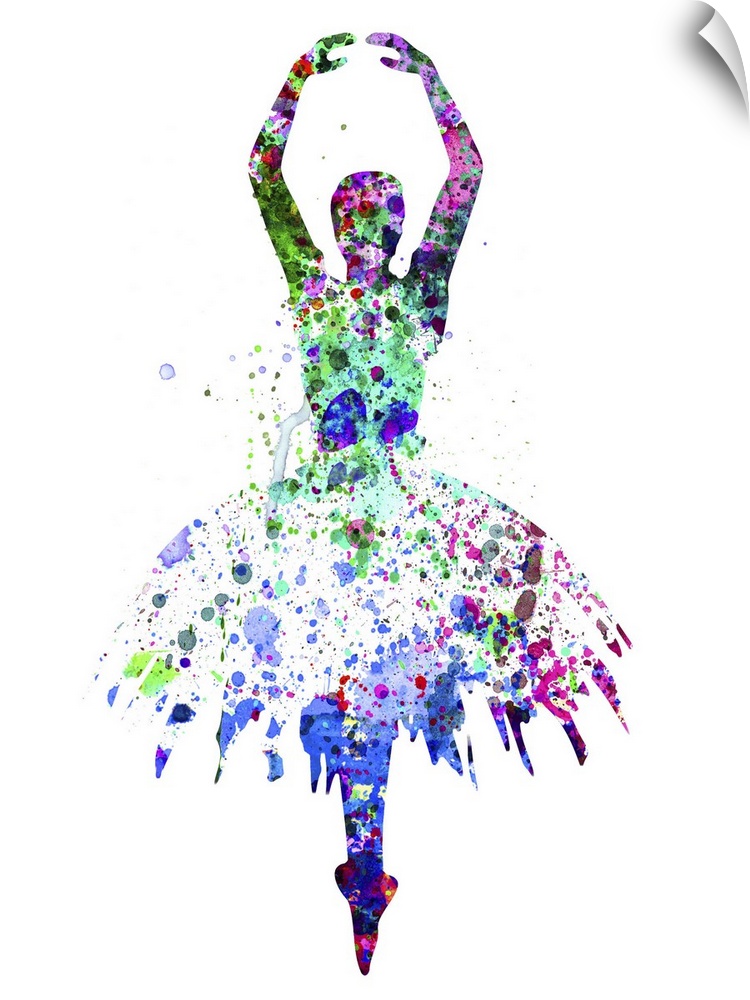 Ballerina Dancing Watercolor IV