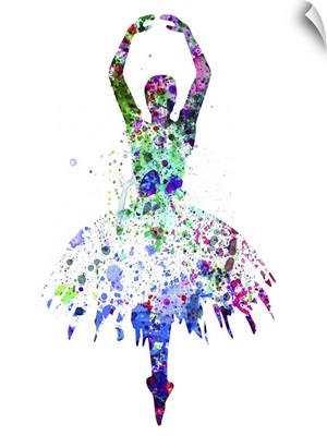 Ballerina Dancing Watercolor IV