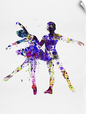 Ballet Dancers Watercolor II