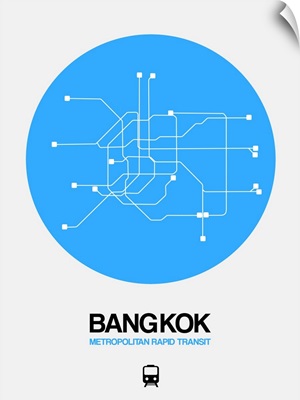 Bangkok Blue Subway Map