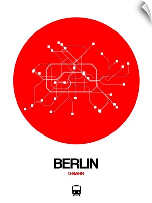 Berlin Red Subway Map