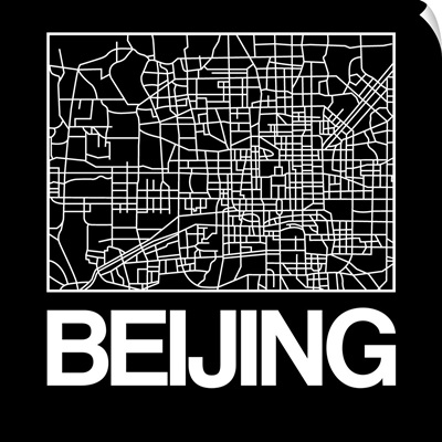 Black Map of Beijing