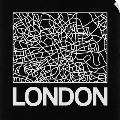 Black Map of London