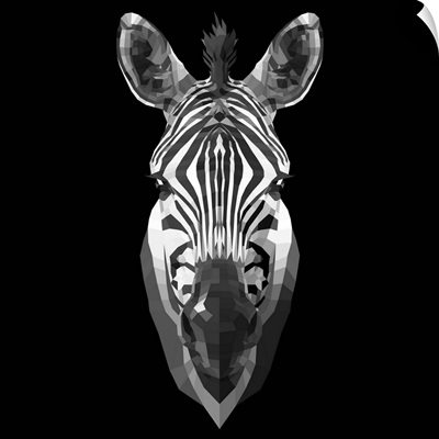 Black Zebra Head