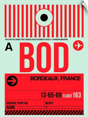 BOD Bordeaux Luggage Tag I