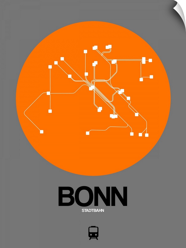 Bonn Orange Subway Map