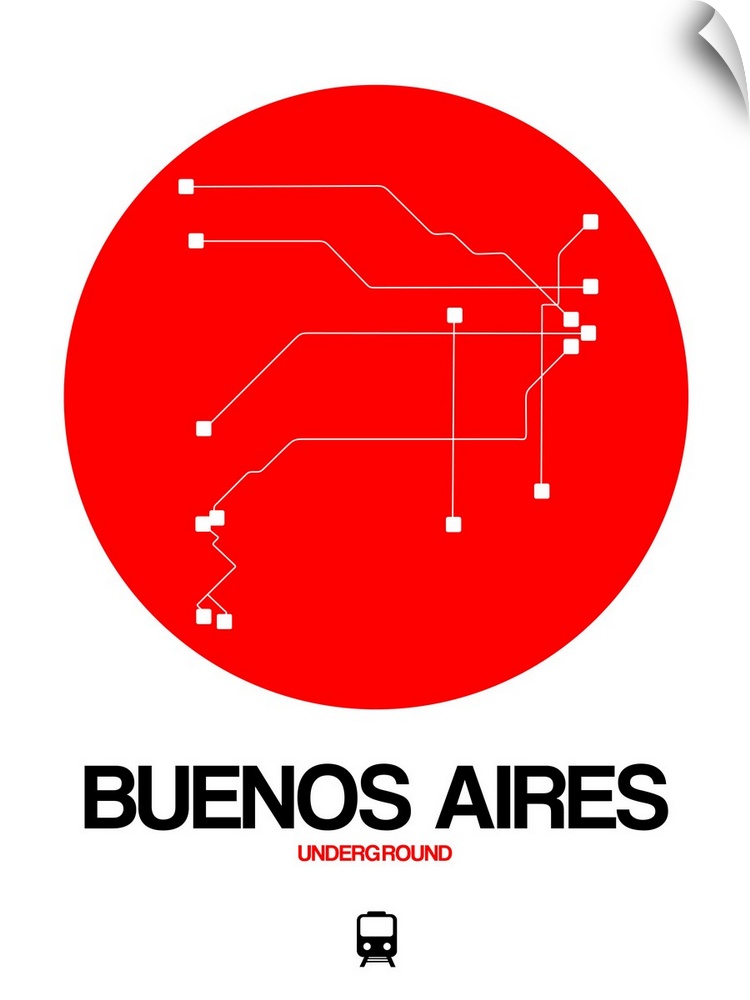 Buenos Aires Red Subway Map
