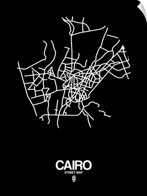 Cairo Street Map Black