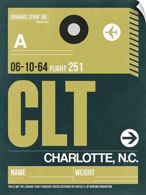 CLT Charlotte Luggage Tag II