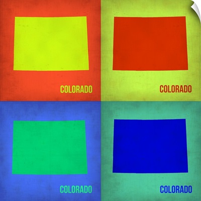 Colorado Pop Art Map I