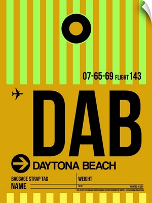 DAB Daytona Beach Luggage Tag I