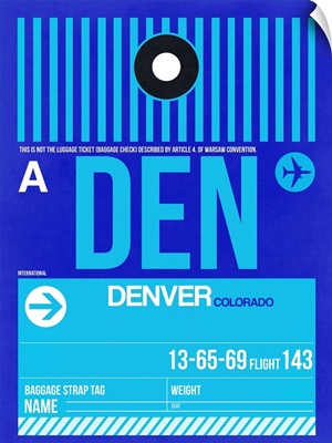 DEN Denver Luggage Tag II