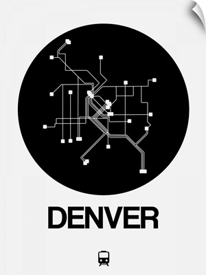 Denver Black Subway Map