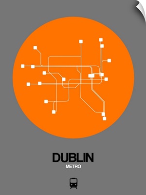 Dublin Orange Subway Map