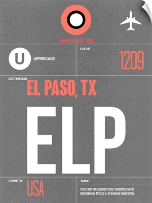 ELP El Paso Luggage Tag II
