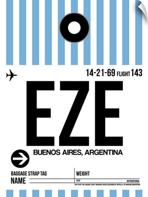 EZE Buenos Aires Luggage Tag I