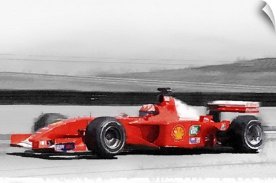 Ferrari F1 Laguna Seca Watercolor