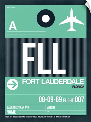FLL Fort Lauderdale Luggage Tag II