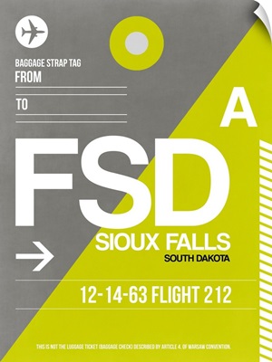 FSD Sioux Falls Luggage Tag II