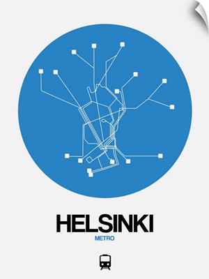 Helsinki Blue Subway Map