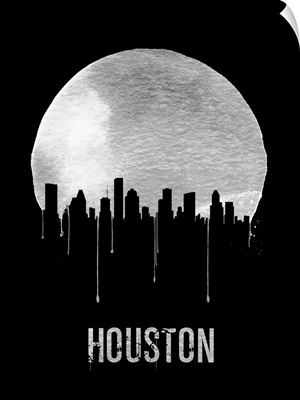 Houston Skyline Black