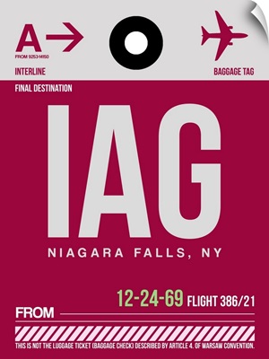IAG Niagara Falls Luggage Tag I