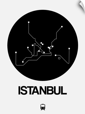Istanbul Black Subway Map