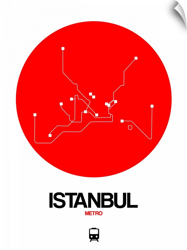 Istanbul Red Subway Map