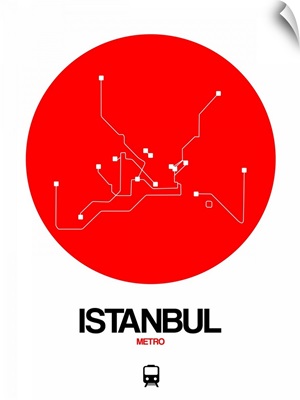 Istanbul Red Subway Map