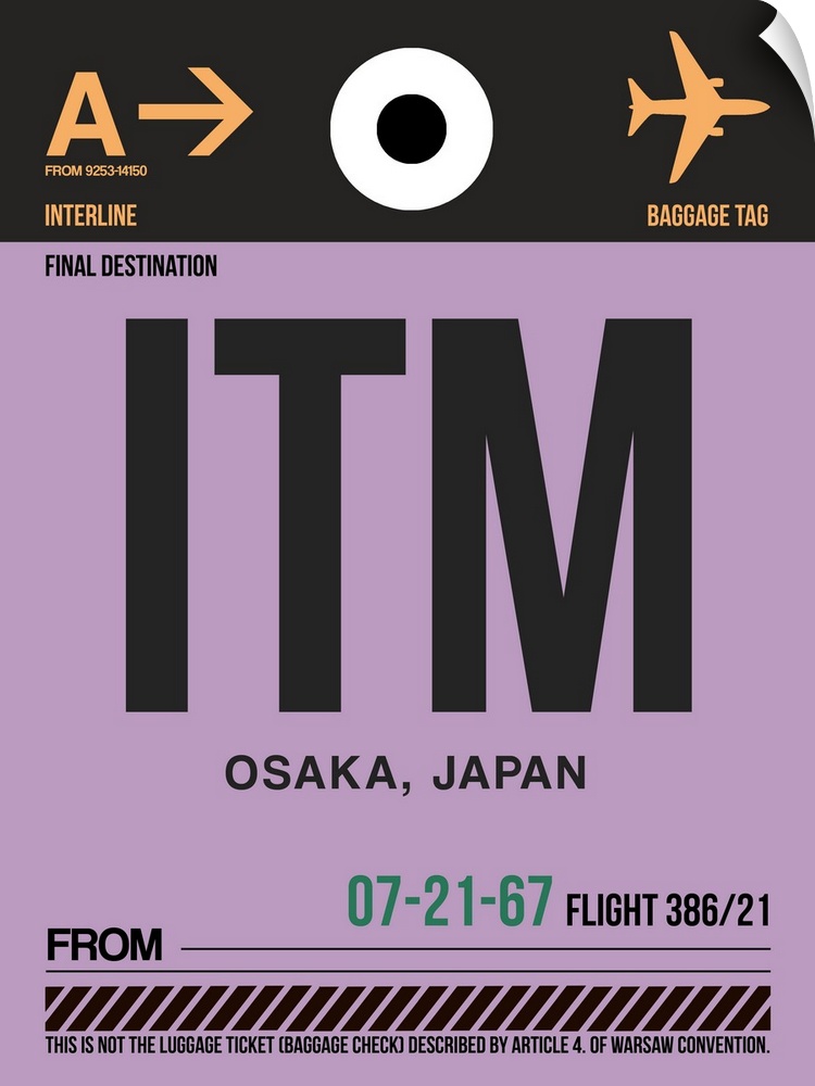 ITM Osaka Luggage Tag I