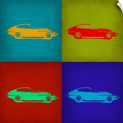 Jaguar E Type Pop Art I