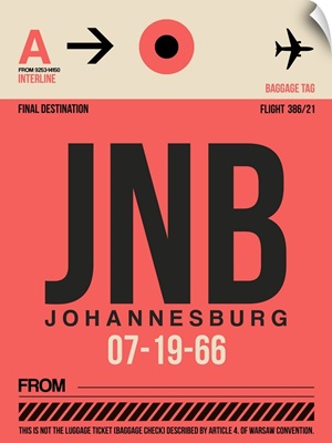 JNB Johannesburg Luggage Tag II