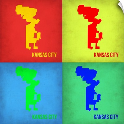 Kansas City Pop Art Map I