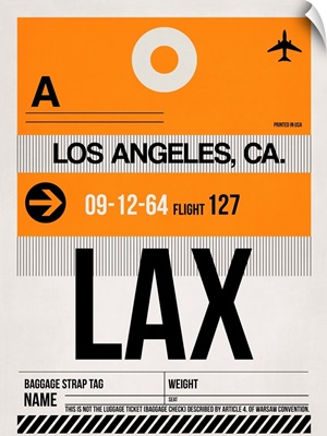 LAX Los Angeles Luggage Tag II