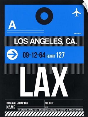 LAX Los Angeles Luggage Tag III