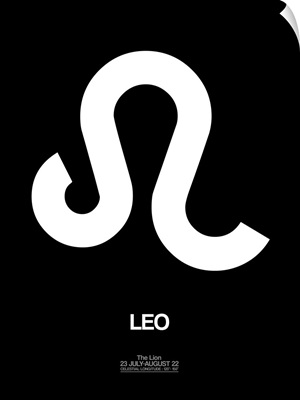 Leo Zodiac Sign White