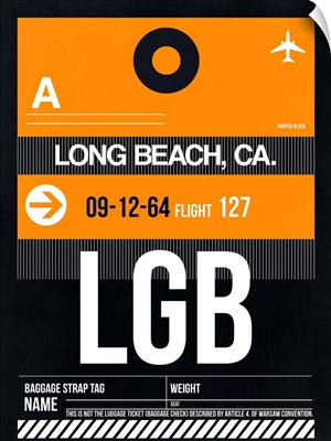 LGB Long Beach Luggage Tag II