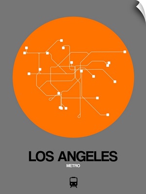 Los Angeles Orange Subway Map