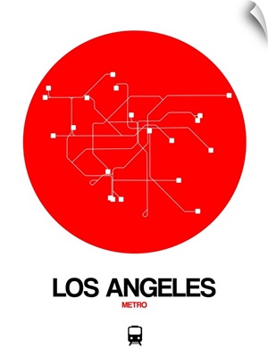 Los Angeles Red Subway Map