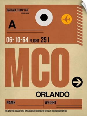 MCO Orlando Luggage Tag I