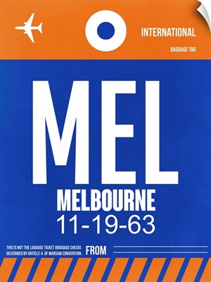 MEL Melbourne Luggage Tag II