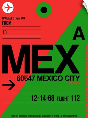 MEX Mexico City Luggage Tag II