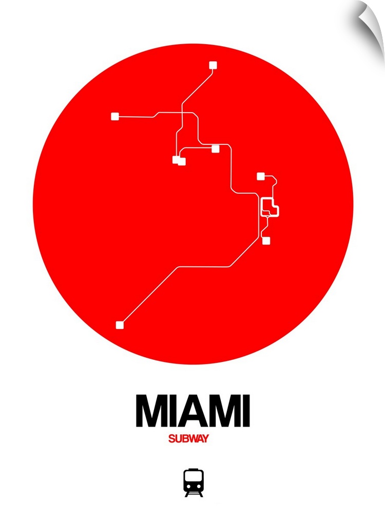 Miami Red Subway Map