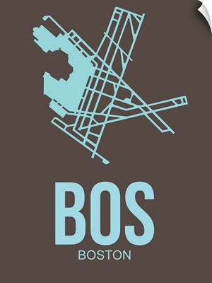 Minimalist BOS Boston Poster II