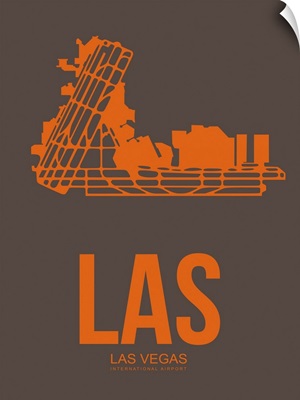 Minimalist LAS Las Vegas Poster I