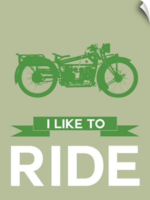 Minimalist Motorcycle Poster II
