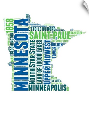 Minnesota Word Cloud Map
