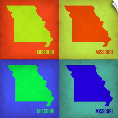 Missouri Pop Art Map I