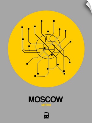 Moscow Yellow Subway Map
