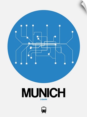 Munich Blue Subway Map